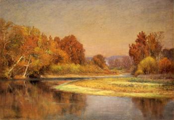 John Ottis Adams : Sycamores on the Whitewater